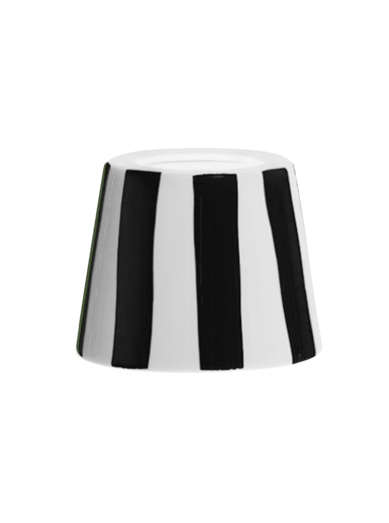 Zafferano Lido Stripe Shade, Black - Charles Mayer
