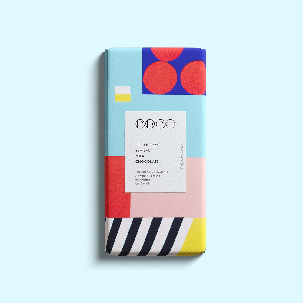 COCO Isle of Skye Sea Salt Milk Chocolate Bar - Charles Mayer
