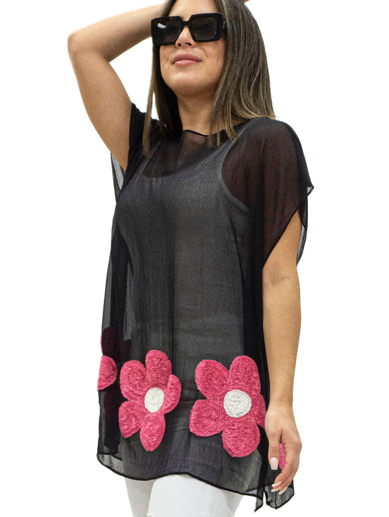 Randi & Will Sugar Daddy Black Poncho - Charles Mayer