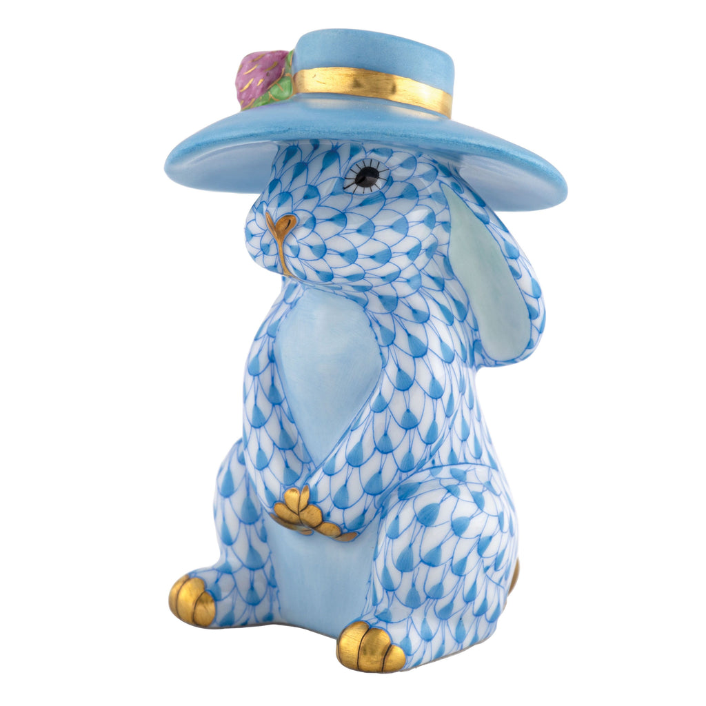 Herend Derby Bunny, Blue - Charles Mayer