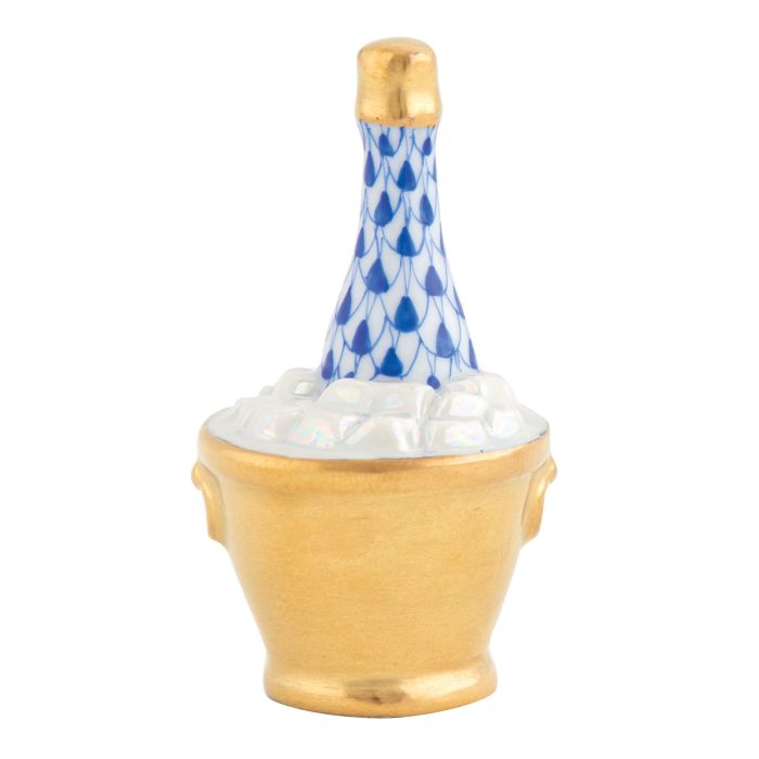 Herend Sapphire Champagne Bucket - Charles Mayer