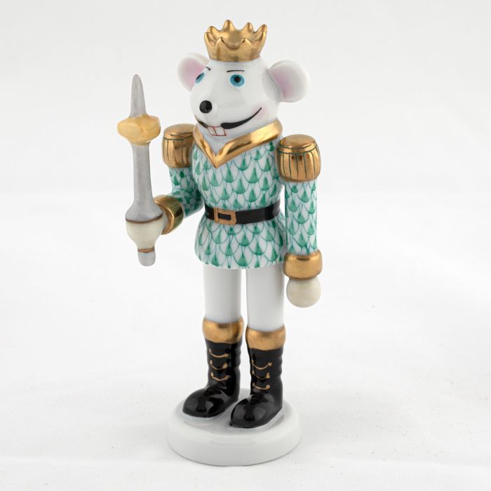 Herend Green Mouse King Nutcracker - Charles Mayer