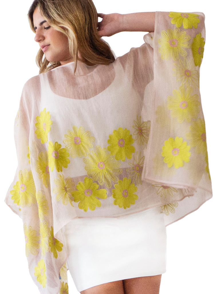 Randi & Will Sweetheart Pink Poncho - Charles Mayer