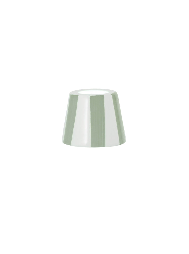 Zafferano Micro Lido Stripe Shade, Sage - Charles Mayer