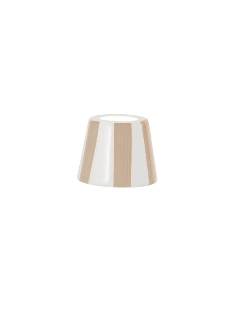 Zafferano Lido Stripe Micro Shade, Sand - Charles Mayer