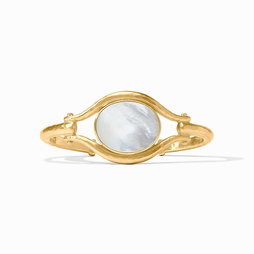 Julie Vos Saratoga Mother of Pearl Stone Cuff - Charles Mayer