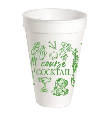 Rosanne Beck Course Cocktail Styrofoam Cups, 10 pack - Charles Mayer