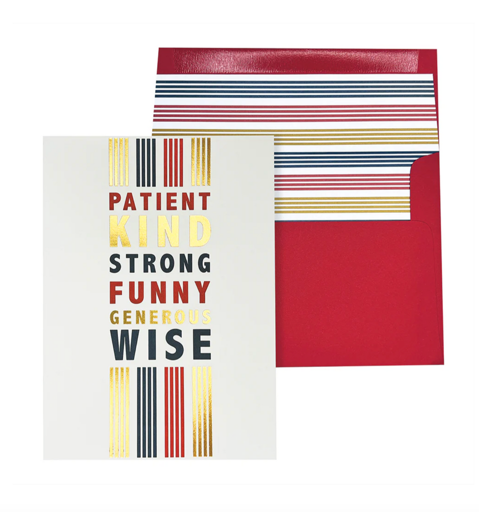Niquea.D Letterpress Lettering Father's Day Card - Charles Mayer