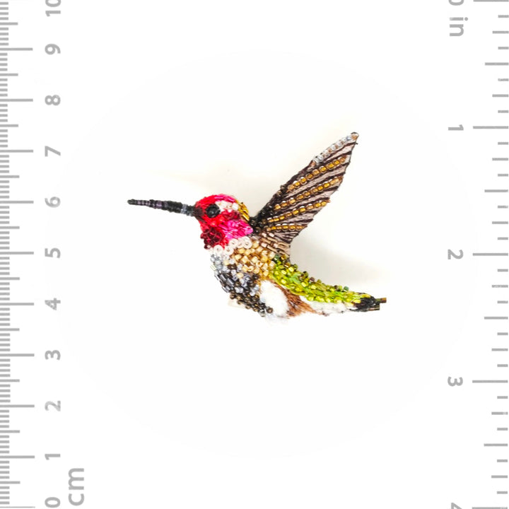Trovelore Sparkling Hummingbird Brooch Pin - Charles Mayer
