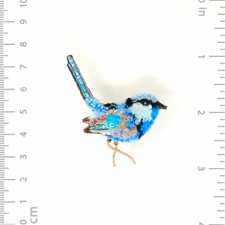 Trovelore Splendid Fairy Wren Brooch Pin - Charles Mayer