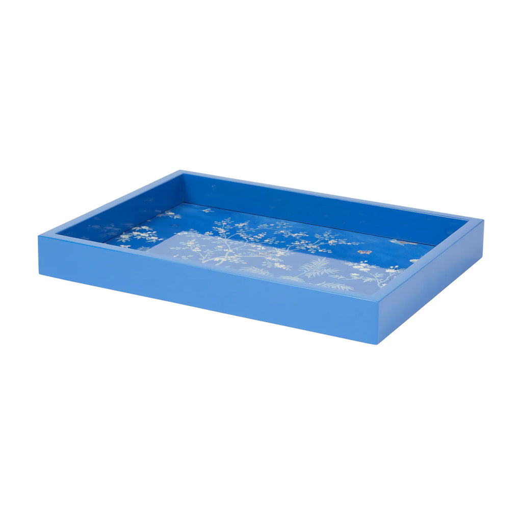 Addison Ross Blue Chinoiserie 11*8 Tray - Charles Mayer