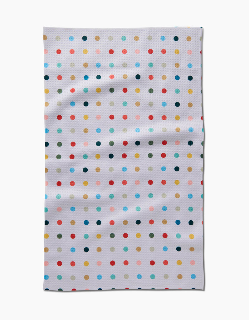 Geometry Retro Dot Tea Towel - Charles Mayer