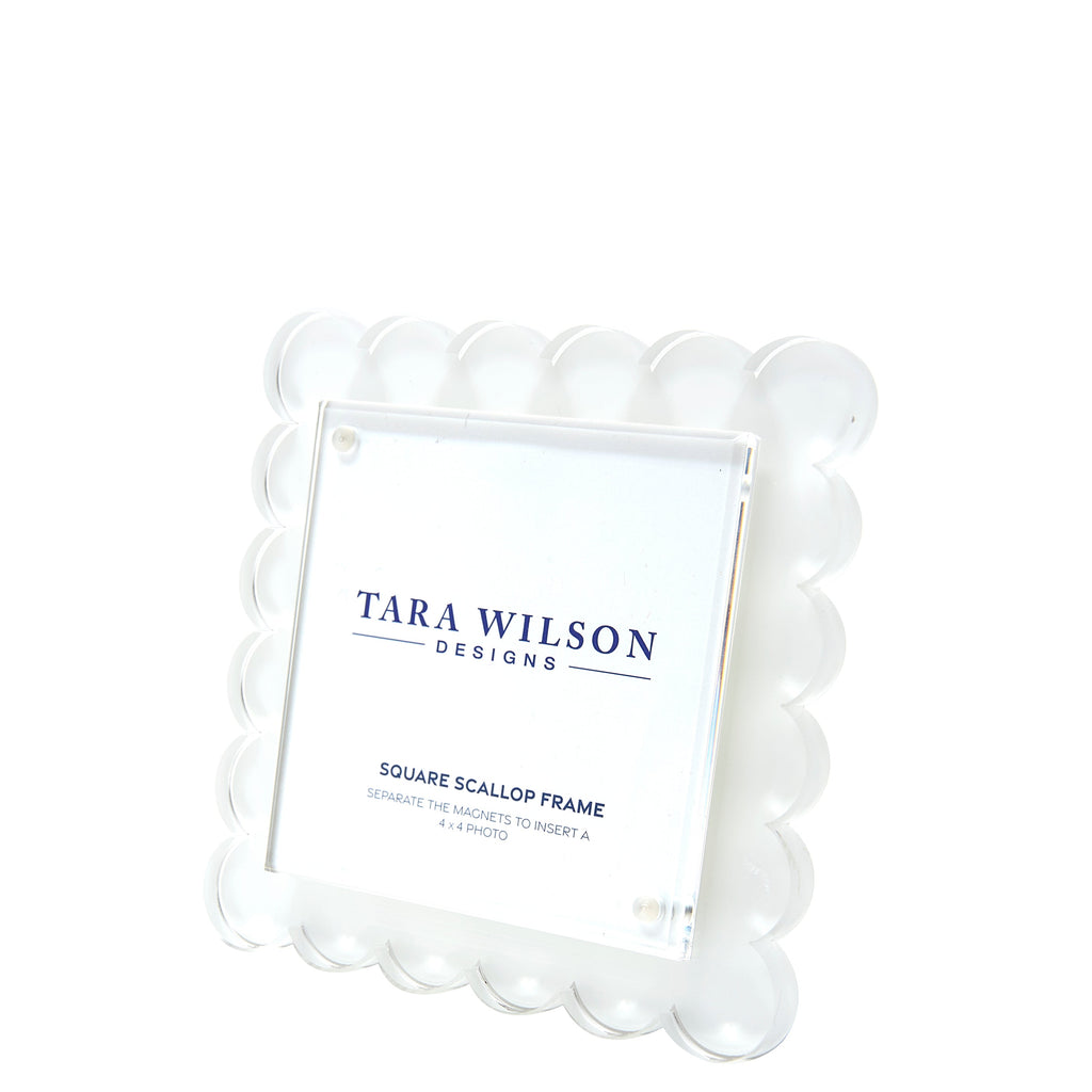 Tara Wilson Square White Frame - Charles Mayer