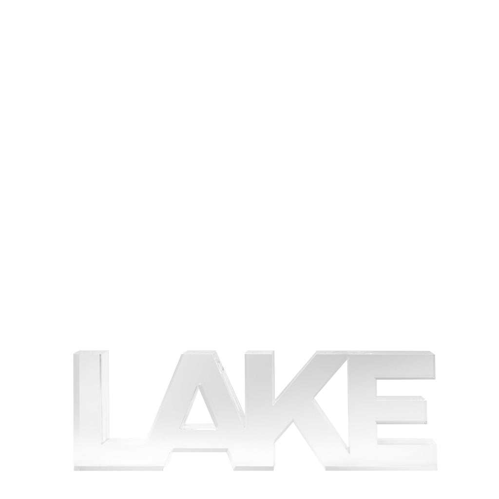 Tara Wilson Stand Alone LAKE Sign - Charles Mayer