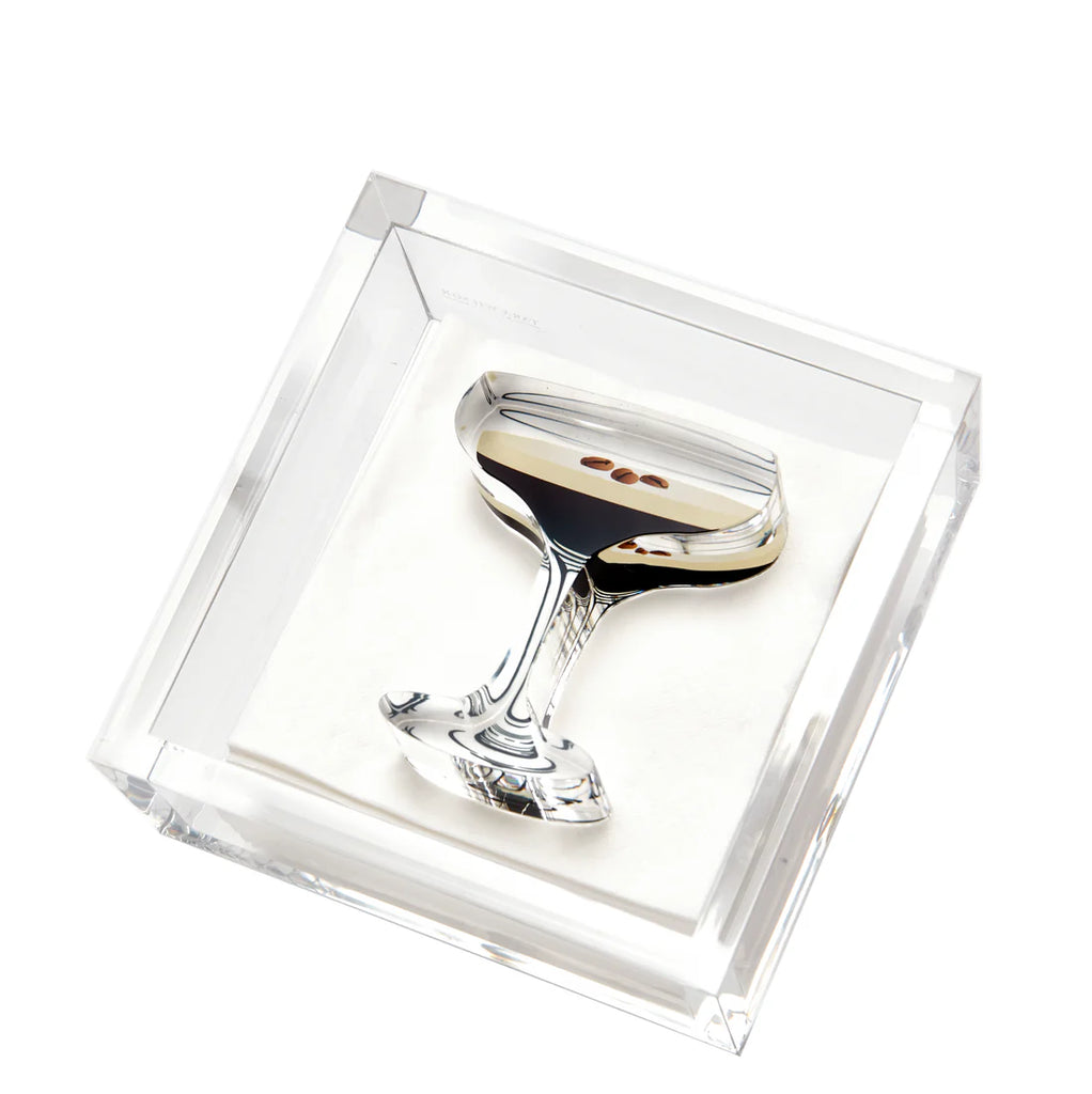 Tara Wilson Espresso Martini Cocktail Napkin Holder - Charles Mayer
