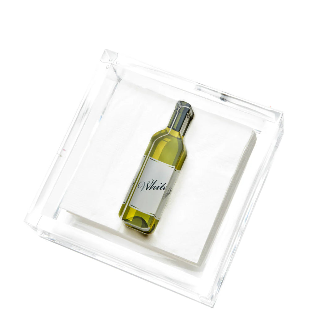 Tara Wilson Wine Bottle Cocktail Napkin Holder - Charles Mayer