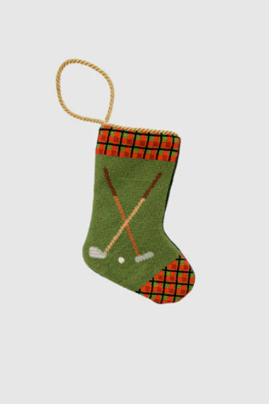 Bauble Stockings Tee Time Tidings Stocking - Charles Mayer