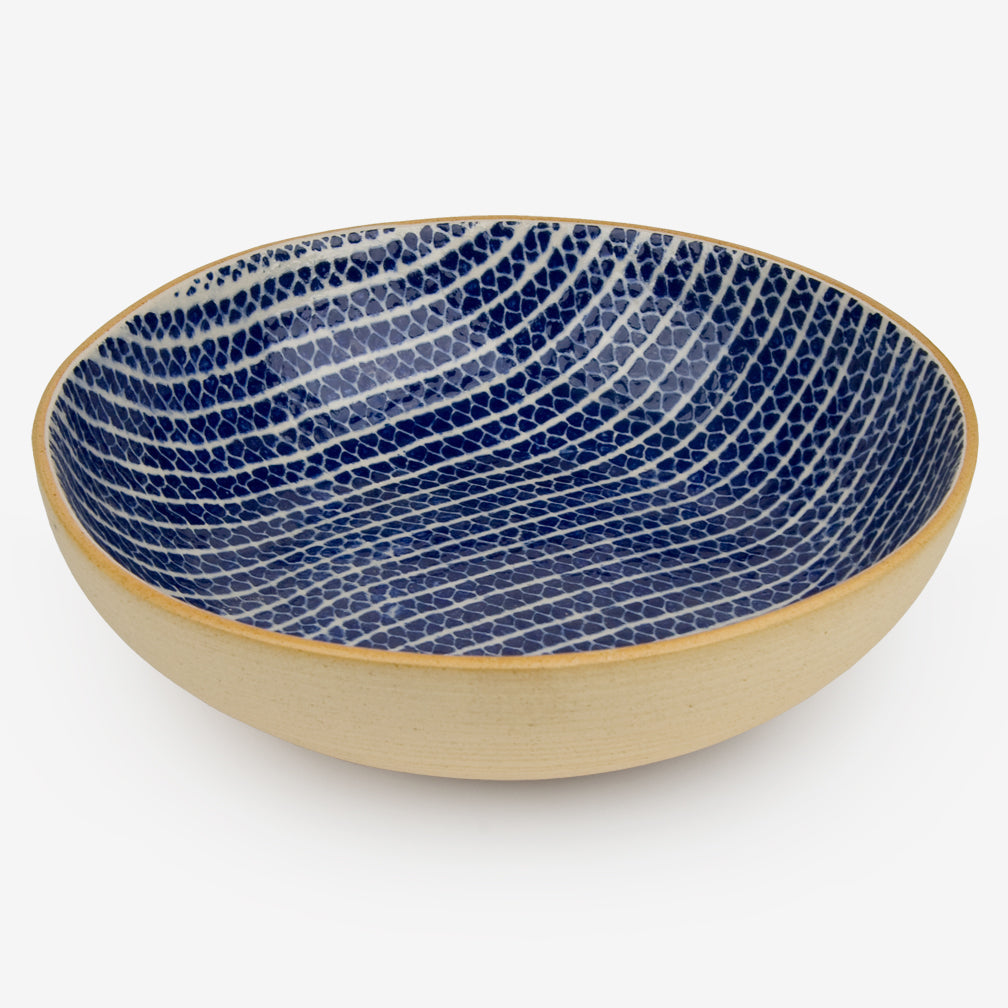 Terrafirma Cobalt Dot 8" Bowl - Charles Mayer