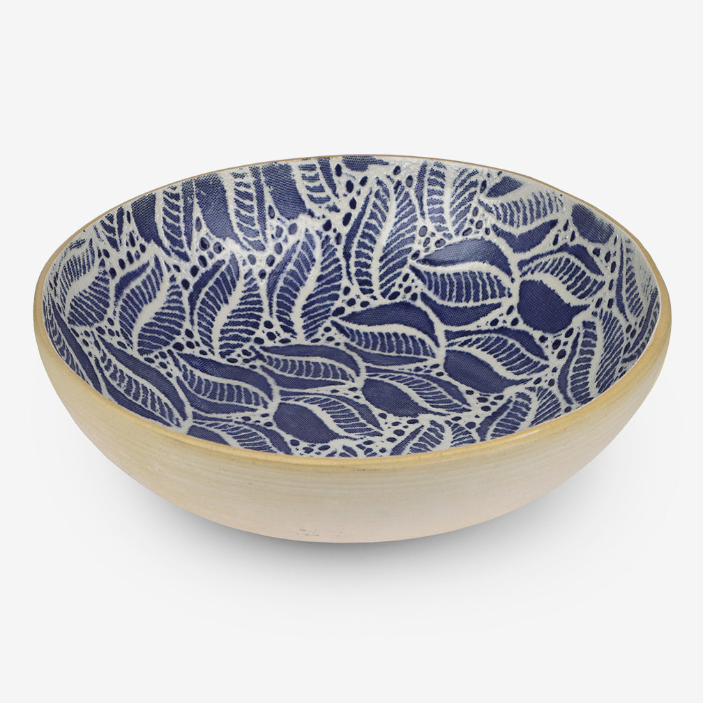 Terrafirma Tahiti Cobalt Medium Serving Bowl - Charles Mayer