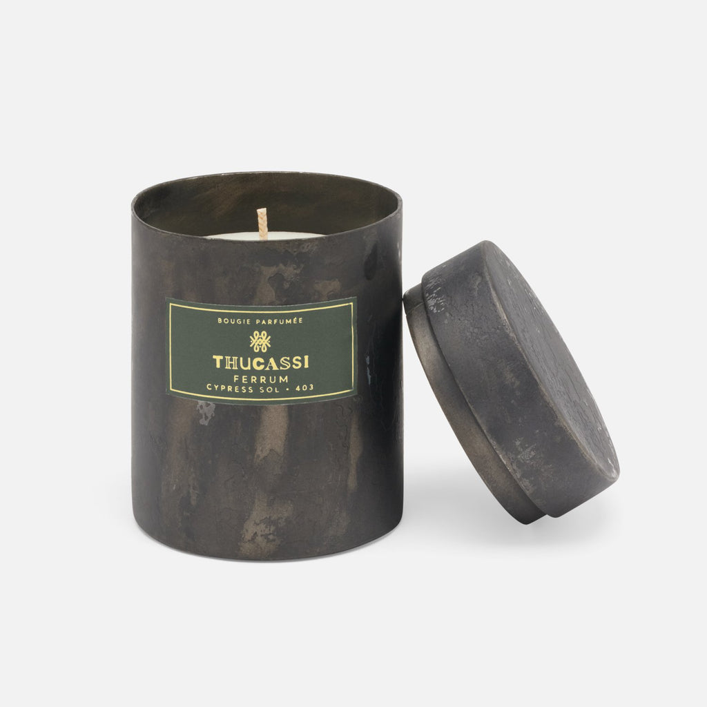 Thucassi Ferrum Cyprus Sol Candle, 9 oz. - Charles Mayer