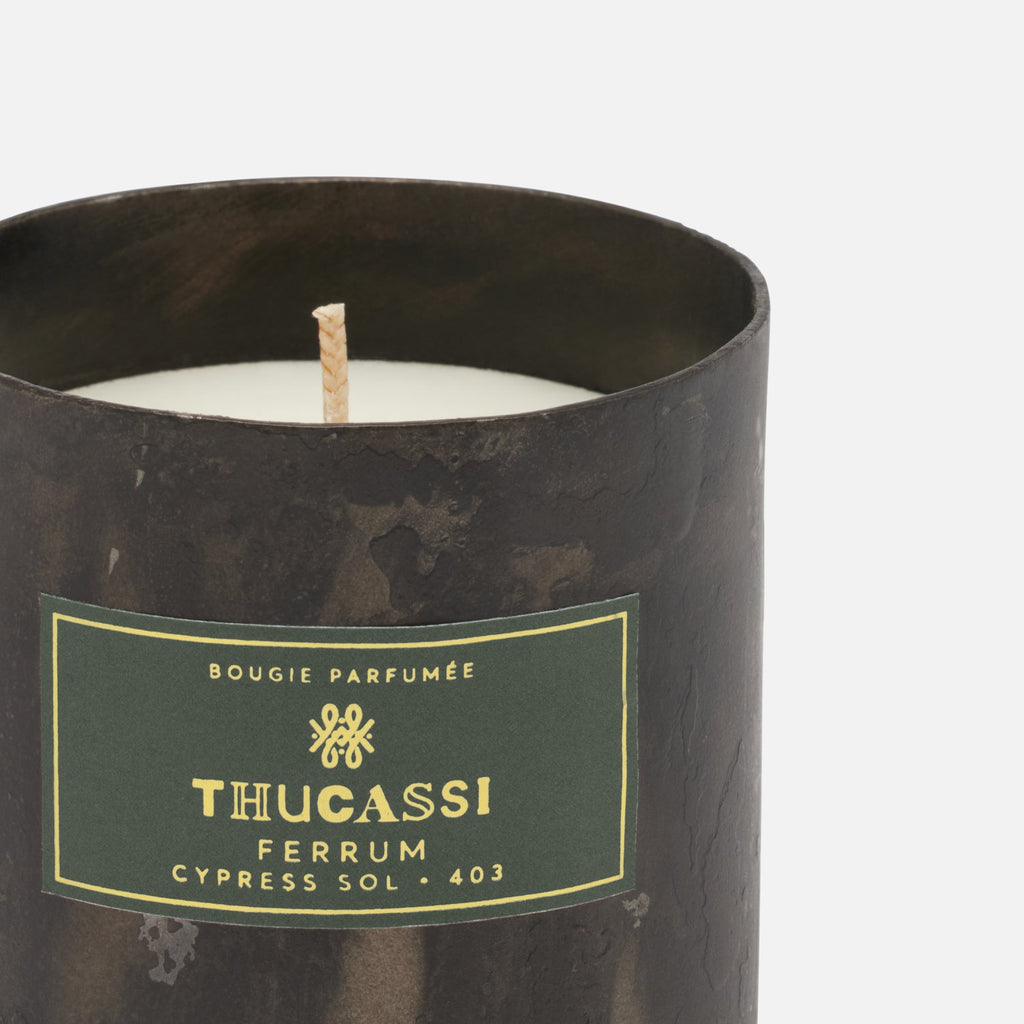 Thucassi Ferrum Cyprus Sol Candle, 9 oz. - Charles Mayer