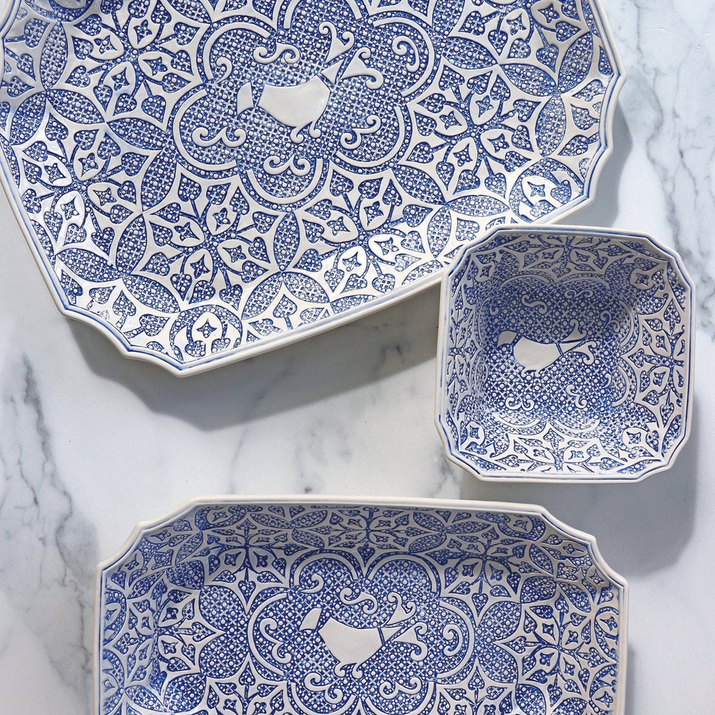 Vietri Uccello Blue Small Bowl - Charles Mayer
