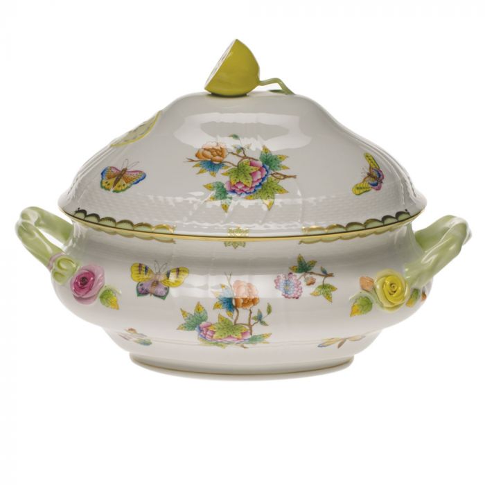 Herend Queen Victoria Tureen with Lemon - Charles Mayer