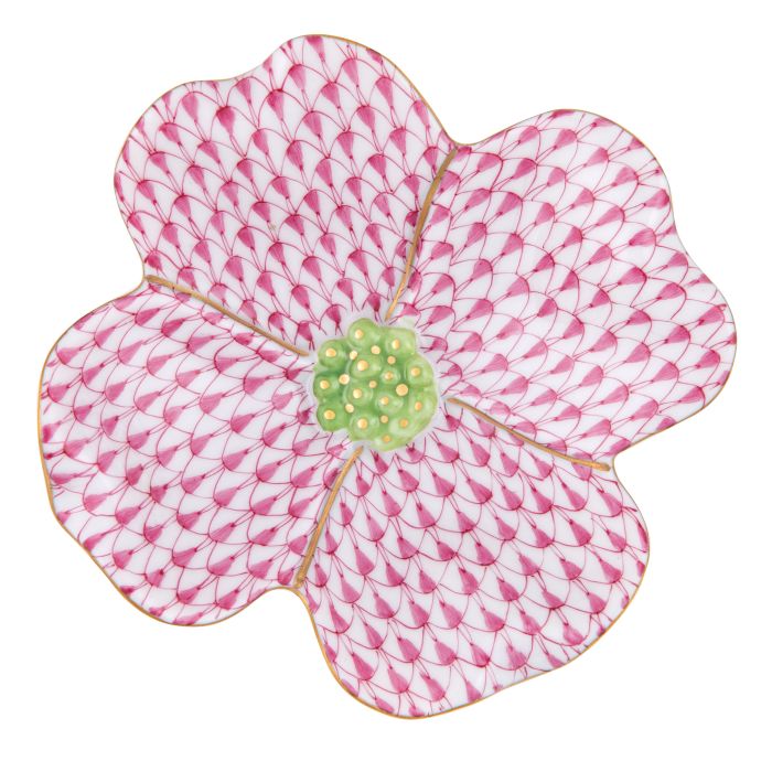 Herend Raspberry Dogwood Flower - Charles Mayer