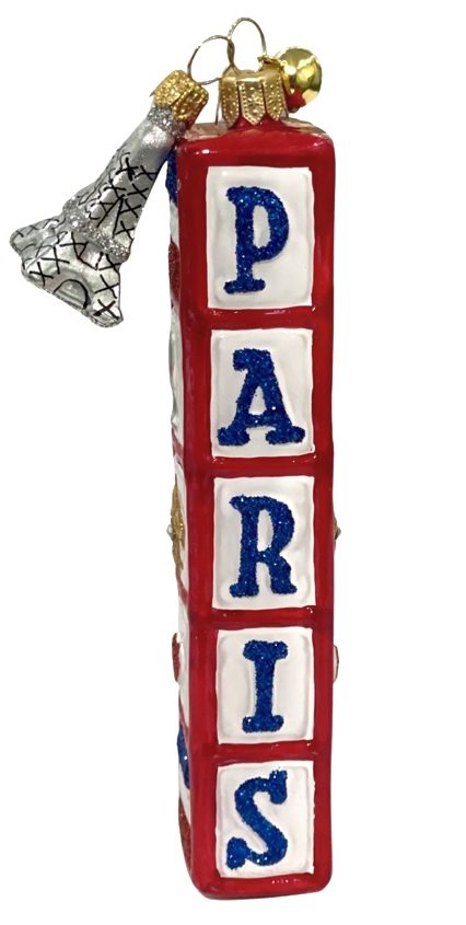 Jinglenog Vive La France Ornament - Charles Mayer