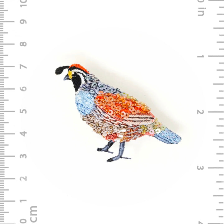 Trovelore Valley Quail Brooch Pin - Charles Mayer