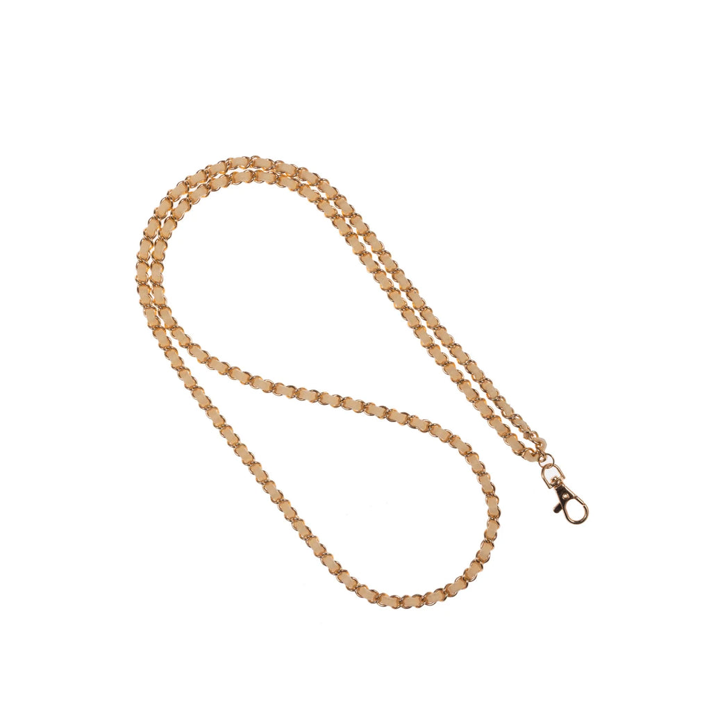 Miami Chains Vanilla Beige Gold Crossbody Phone Chain - Charles Mayer