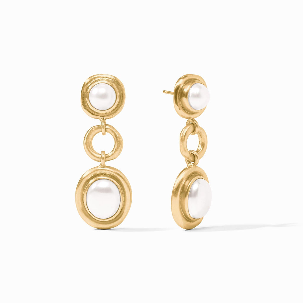 Julie Vos Pearl Wave Tier Earring - Charles Mayer