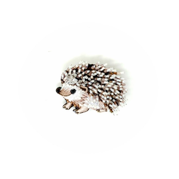 Trovelore White Breasted Hedgehog Brooch Pin - Charles Mayer