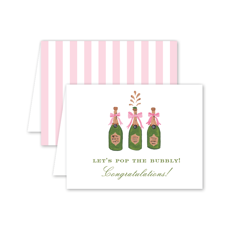 Dogwood Hill Champagne Congrats Card - Charles Mayer