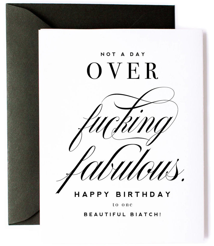 Kitty Meow F'ing Fabulous Birthday Card - Charles Mayer