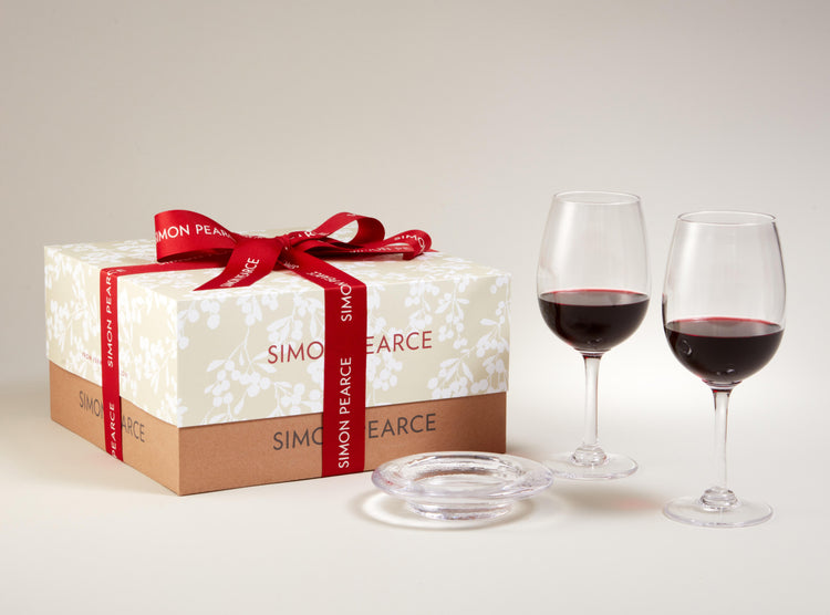 Simon Pearce Woodstock Red Wine Gift Set - Charles Mayer