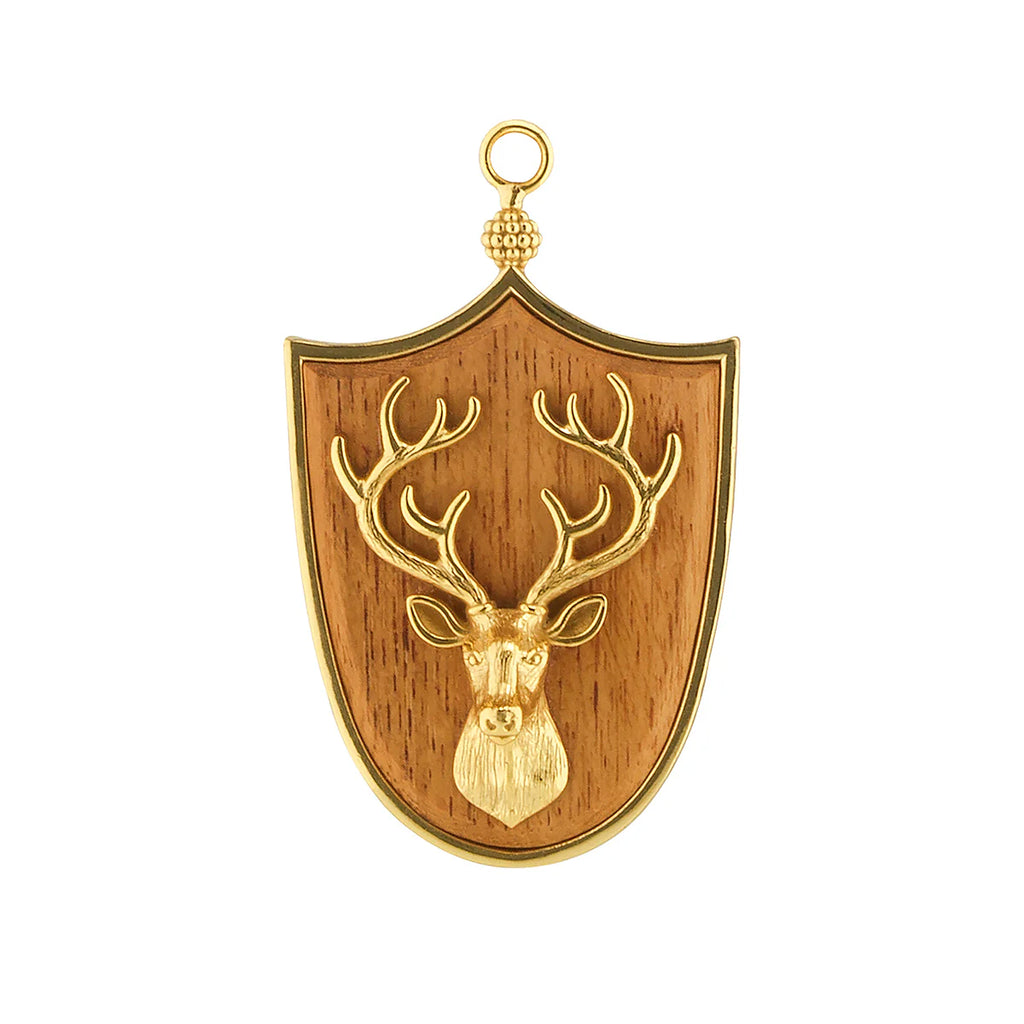 Capucine De Wulf Forest Walk Teak Stag Pendant - Charles Mayer