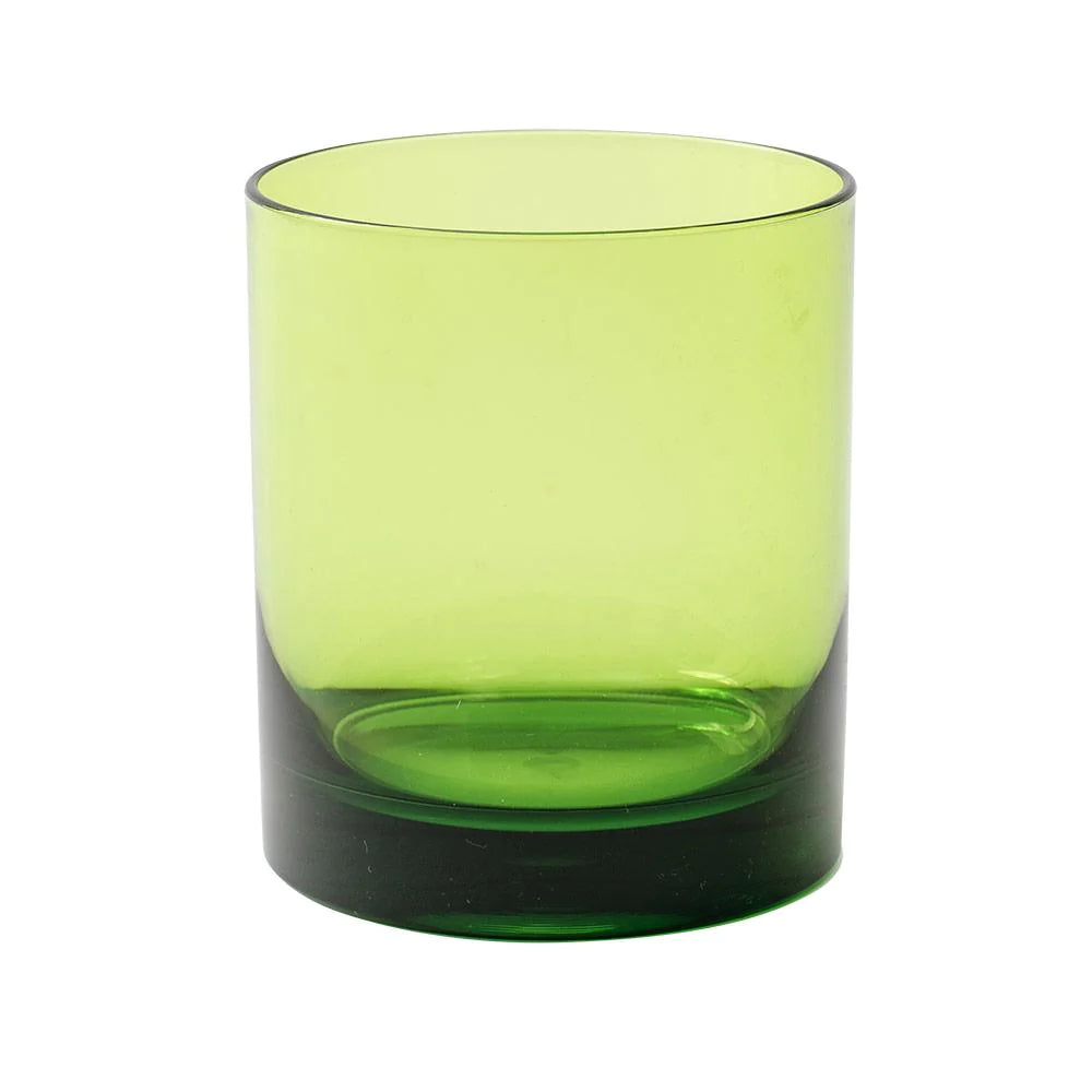 Caspari Emerald Acrylic Rocks Glass - Charles Mayer