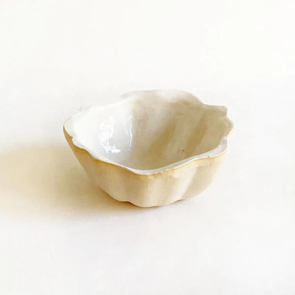 Terrafirma Ceramics Butter Mini Scallop - Charles Mayer