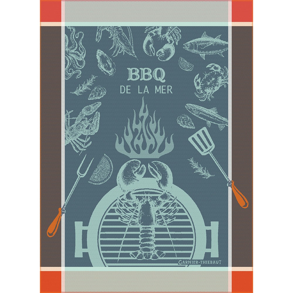 Garnier Thiebaut BBQ De La Mer Kitchen Towel - Charles Mayer
