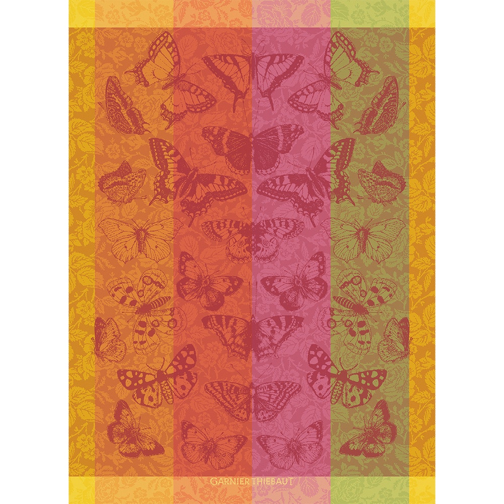 Garnier Thiebaut Beaux Papillons Flamboyant Kitchen Towel - Charles Mayer