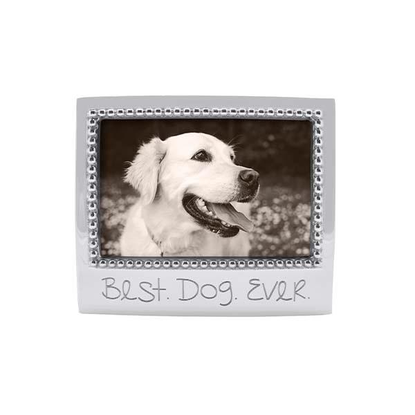 Mariposa Best Dog Ever 4*6 Beaded Frame - Charles Mayer