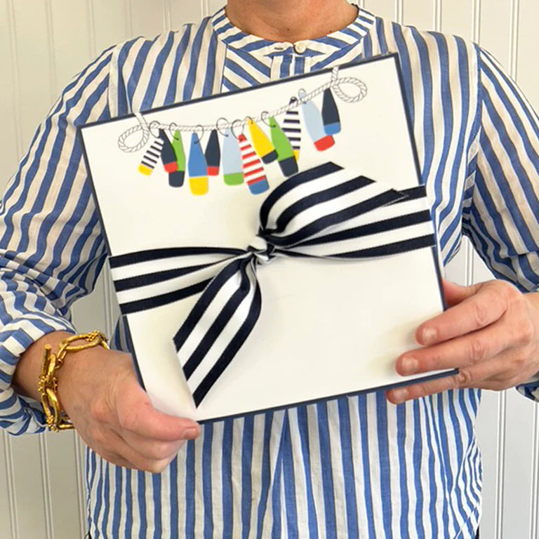 WH Hostess 8.5x8.5 Buoys Notepad - Charles Mayer