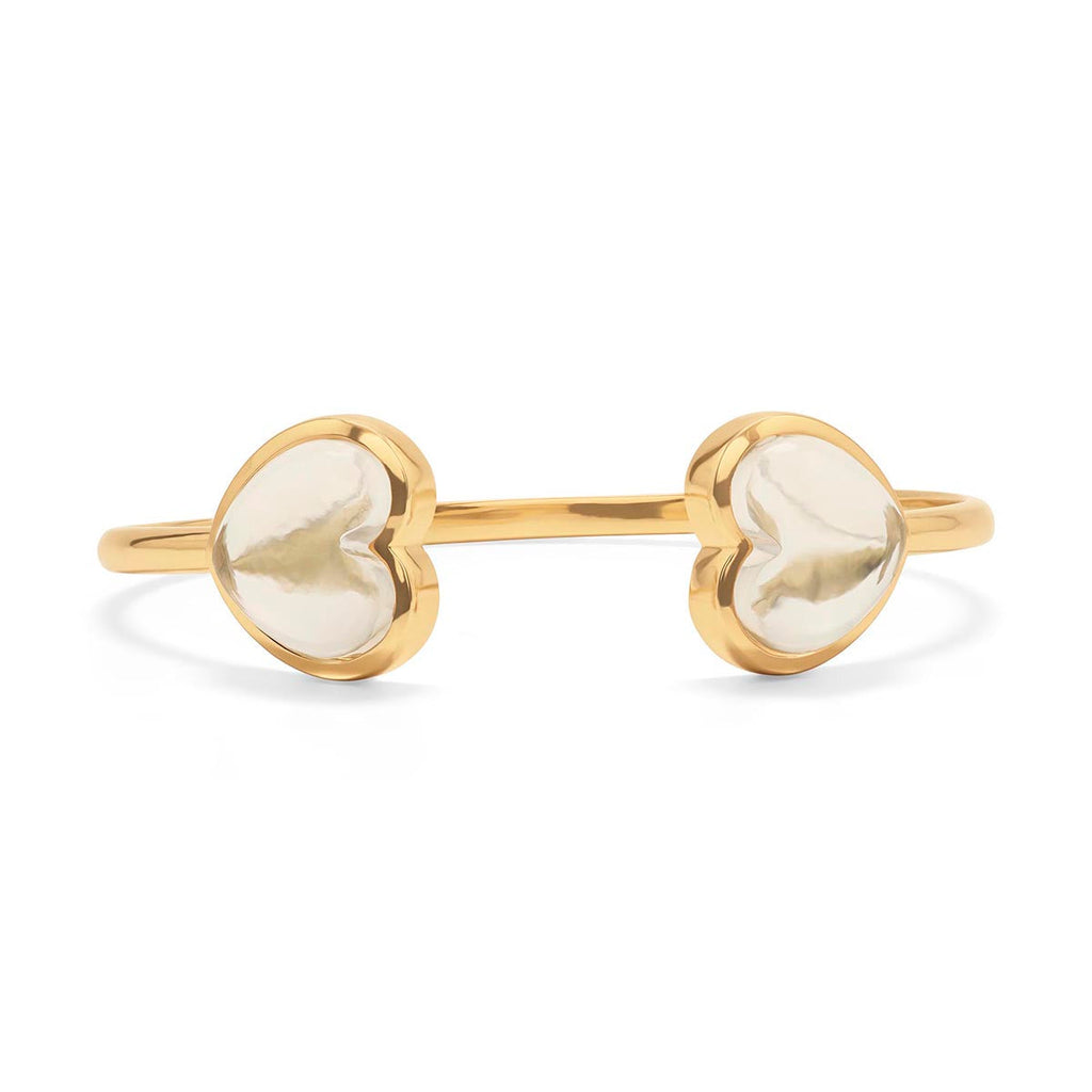 Capucine De Wulf Love Bangle, Clear Quartz - Charles Mayer