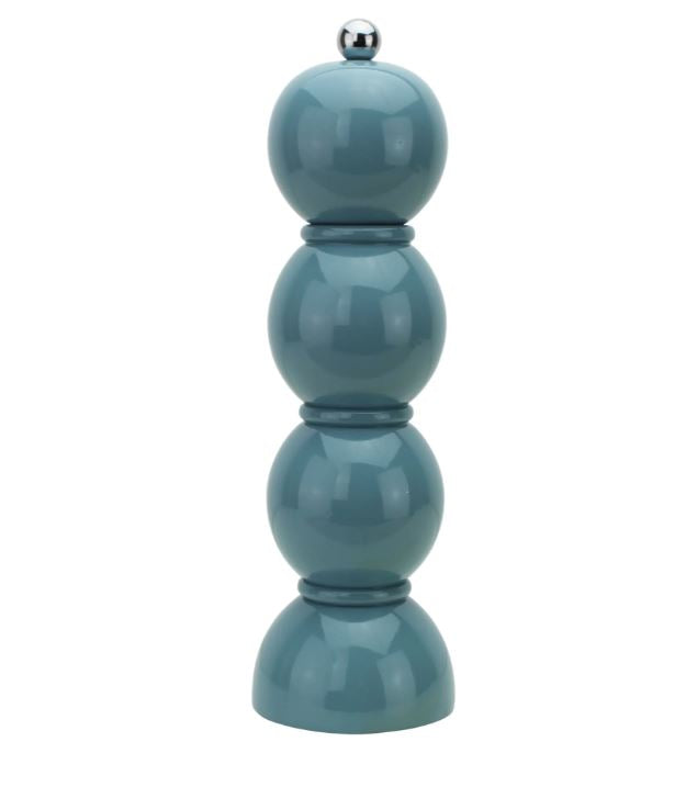 Addison Ross Bobbin Salt or Pepper Mill Grinder, Chambray Lacquer - Charles Mayer