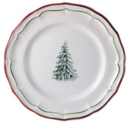 Gien Filets Noel Canape Plate, Set/4 - Charles Mayer