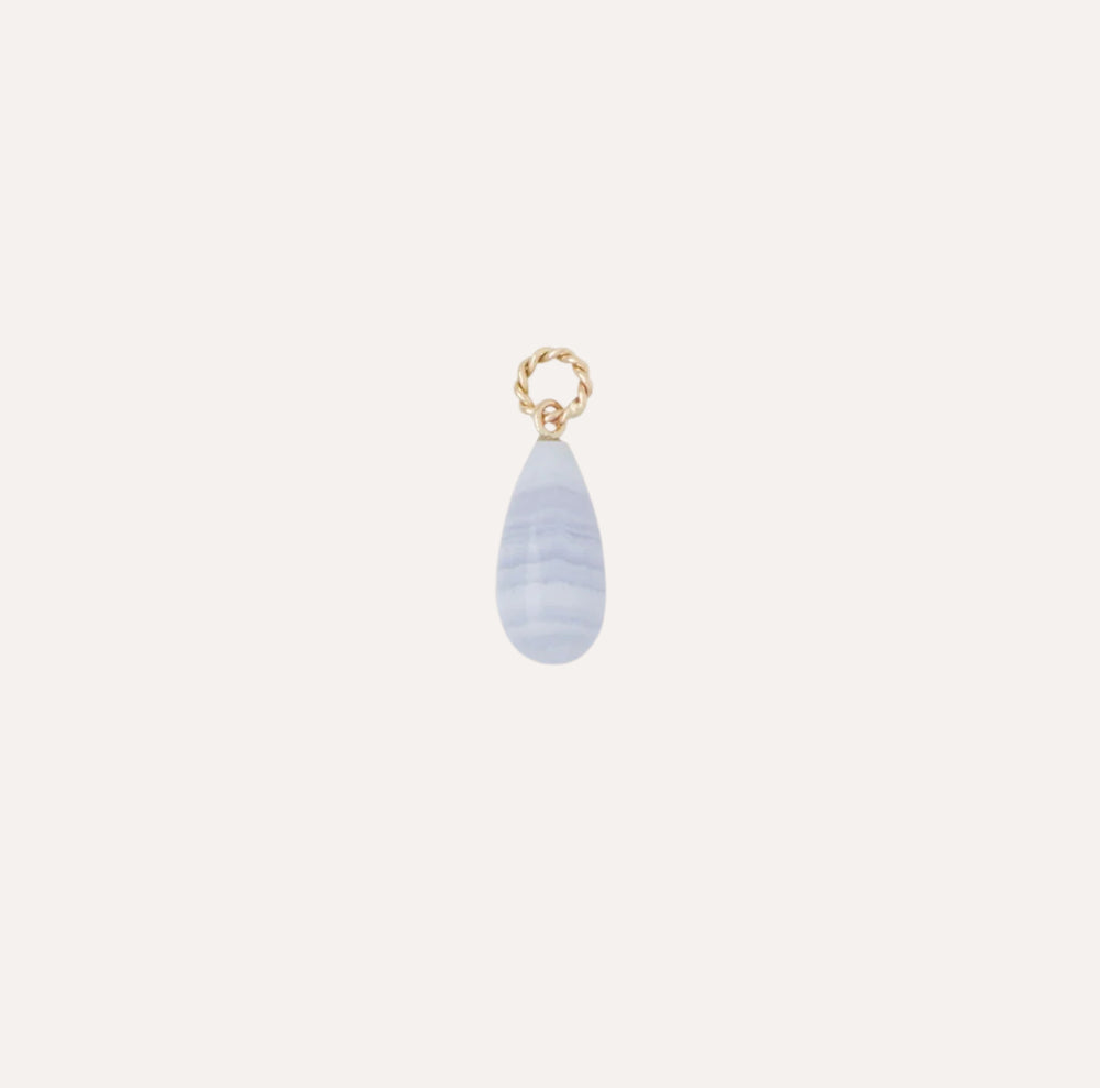 Clara Williams 14K Blue Lace Agate Charm - Charles Mayer