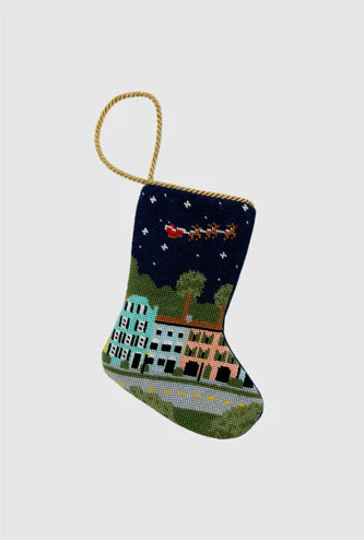 Bauble Stockings Rainbow Row Rendezvous in Charleston - Charles Mayer
