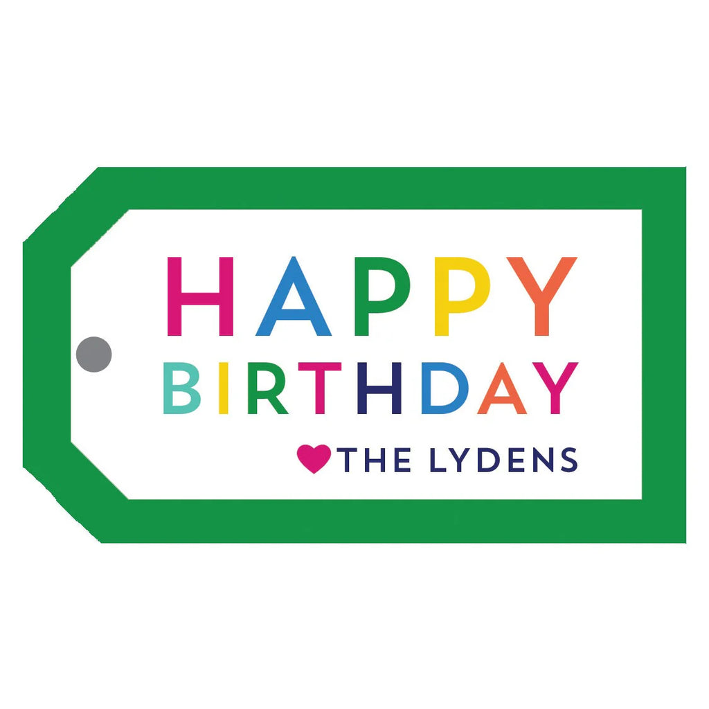 WH Hostess Happy Birthday Colorful Tags - Charles Mayer