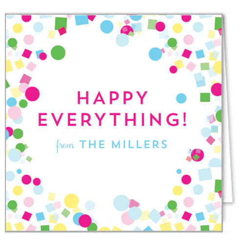 WH Hostess Happy Birthday Confetti Enclosure Cards - Charles Mayer